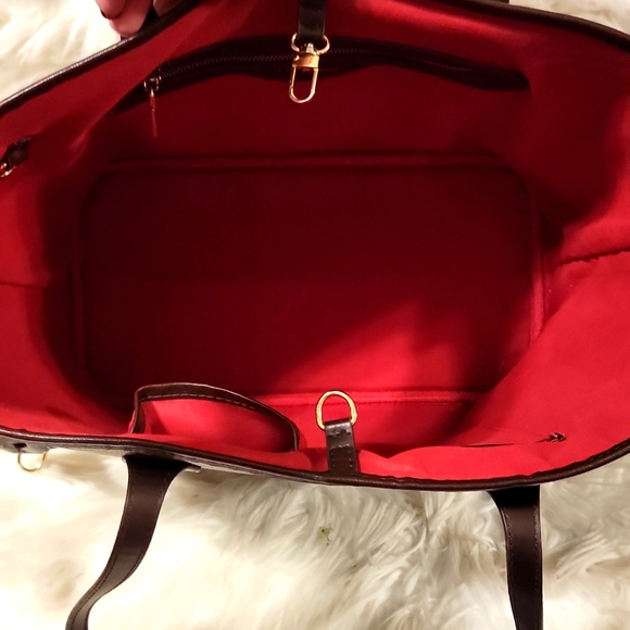 Brown Checkered Daisy Rose Bag and Wallet - Picture 2 of 11